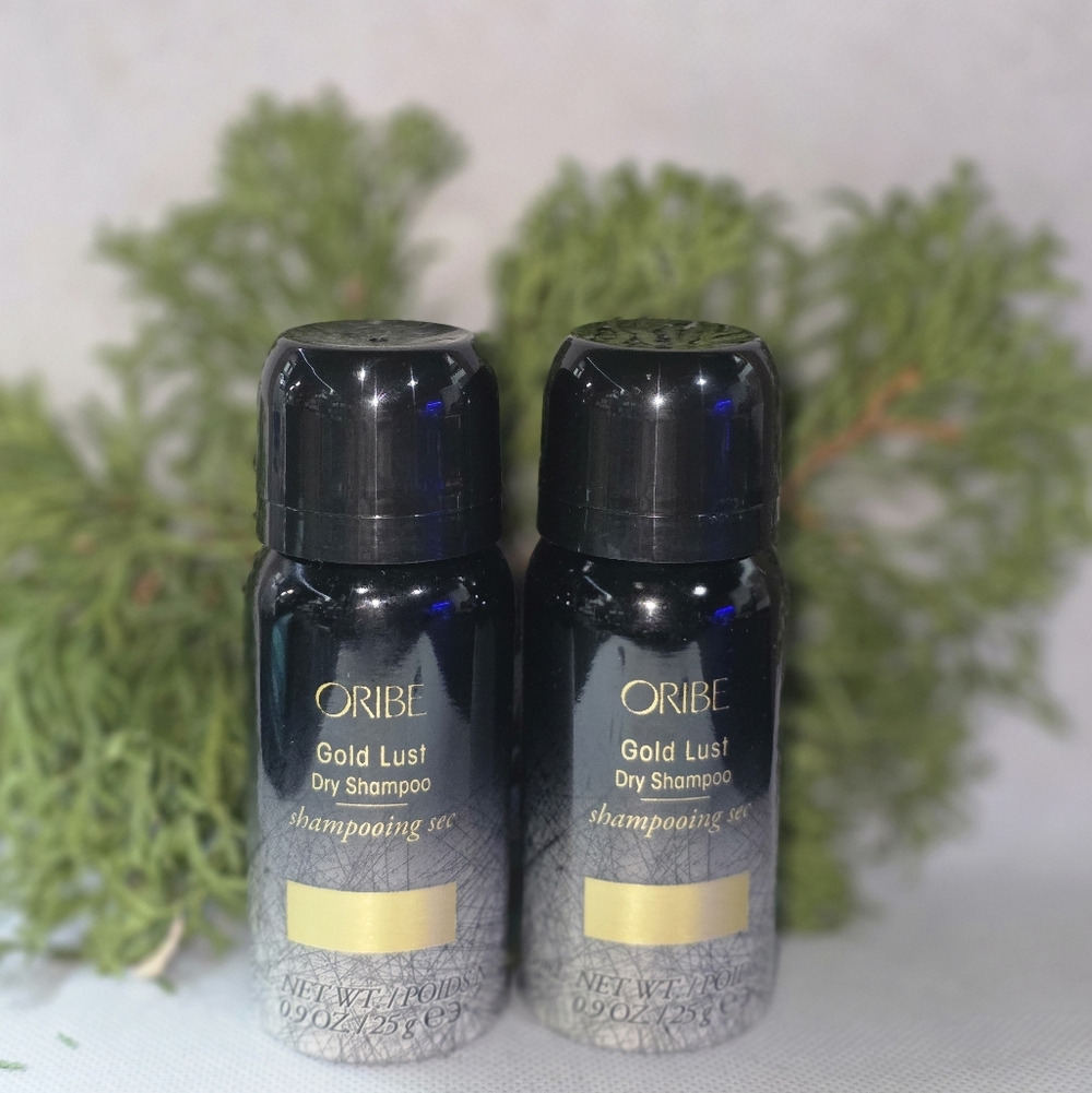 2 Oribe Gold Lust Dry Shampoo - Black and Gold